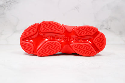 Balenciaga Triple S "Red-All Over Logo"