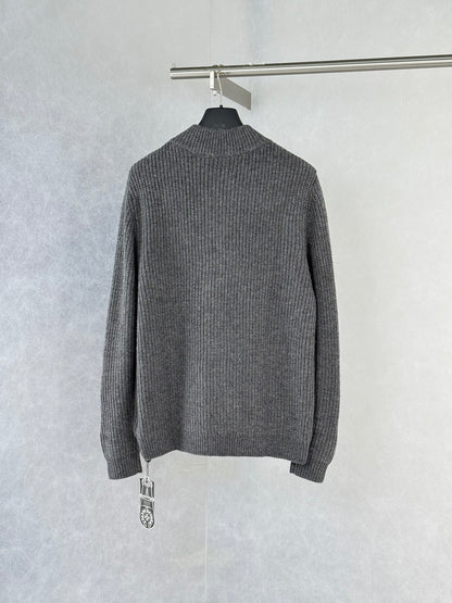 Chrome Hearts Large Cross Cashmere Knit "Grey"