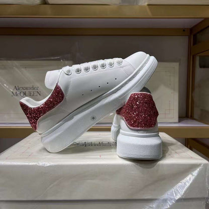 Alexander McQueen Oversized "White-Pink Glitter"