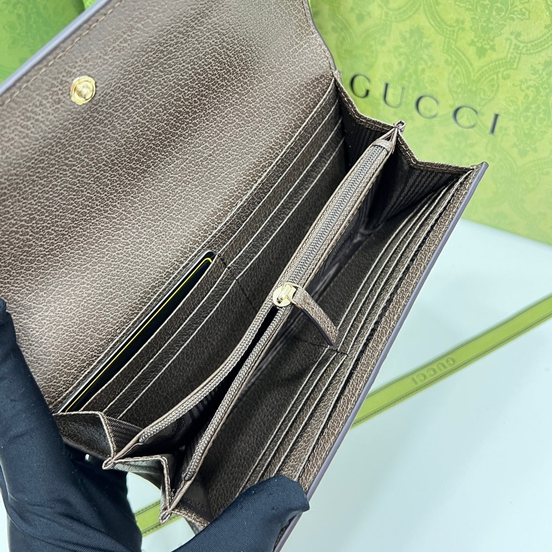 Gucci Ophidia GG Continental Wallet