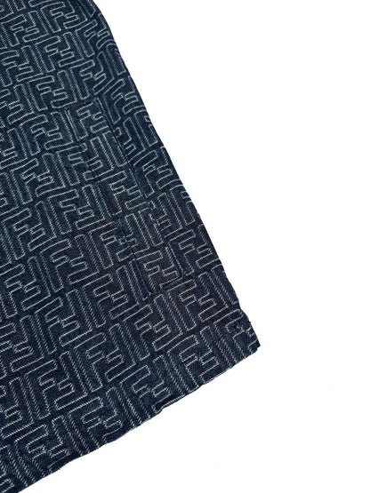 Fendi FF Jacquard Denim Jacket