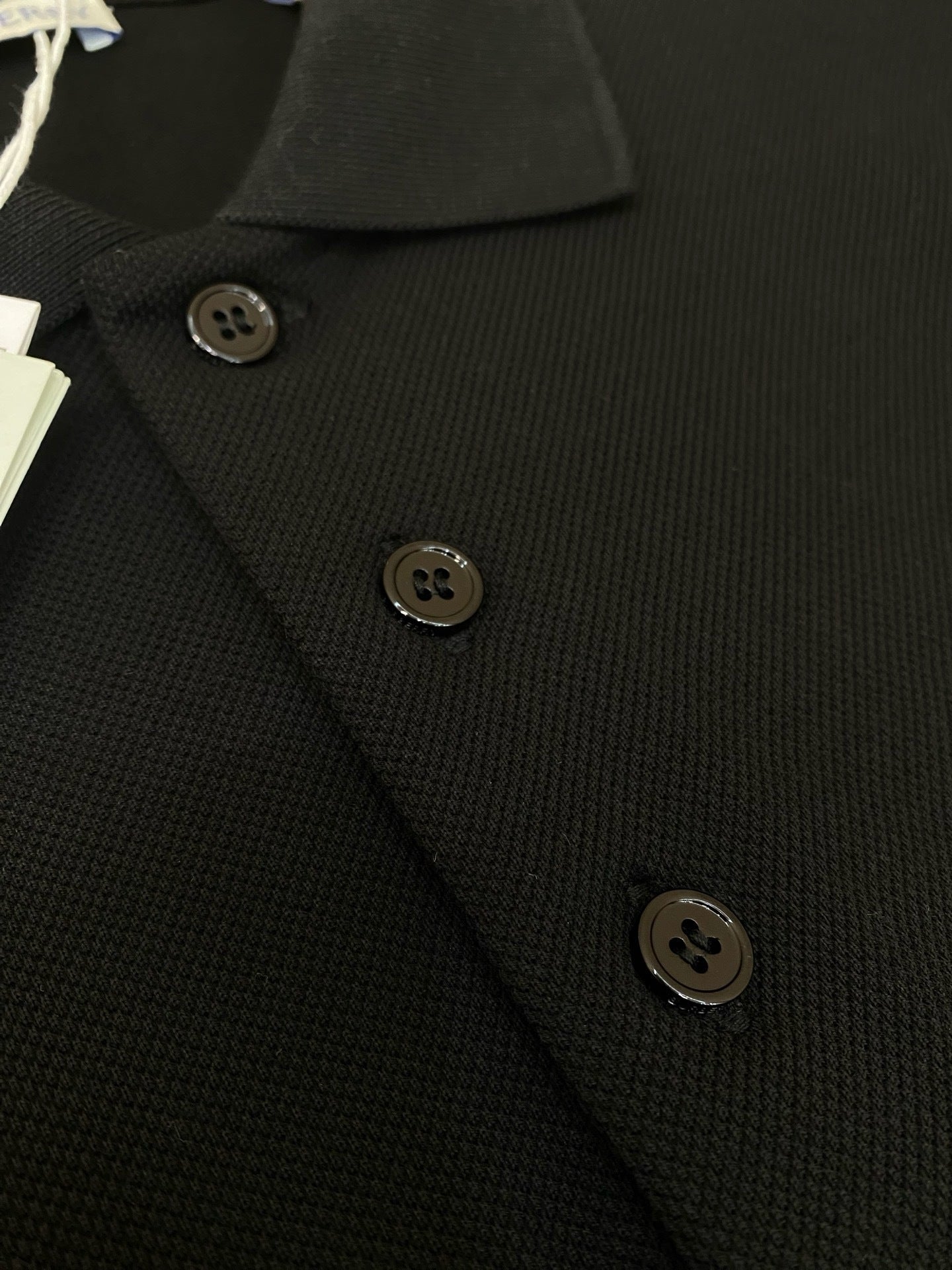 Burberry Metal EKD Cotton Polo T-Shirt "Black"