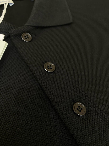 Burberry Metal EKD Cotton Polo T-Shirt "Black"