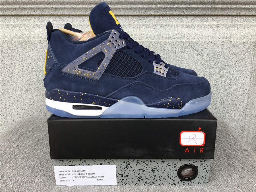 Air Jordan 4 Retro PE "Michigan"