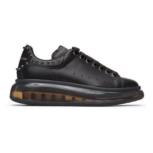 Alexander McQueen Oversized "Black Studded-Clear Sole"