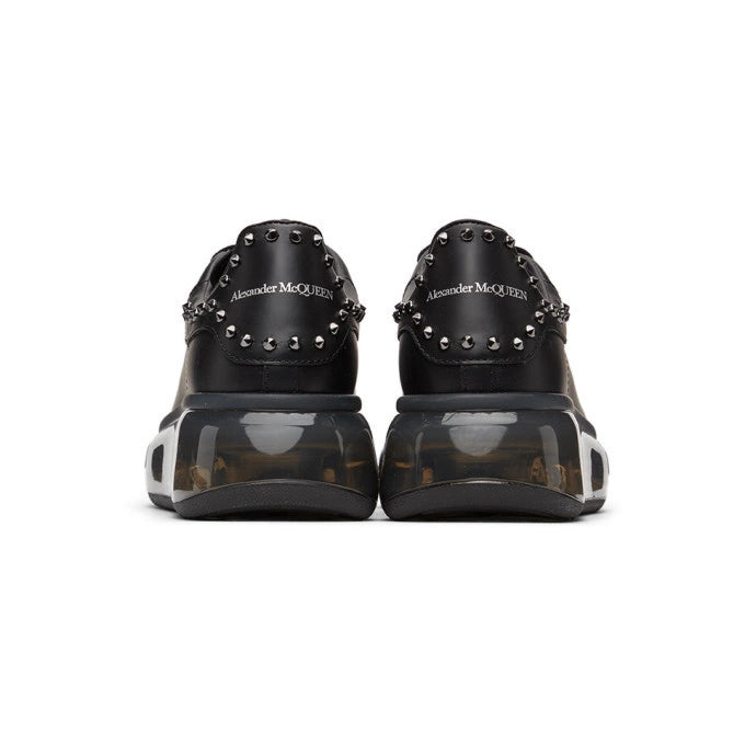 Alexander McQueen Oversized "Black Studded-Clear Sole"