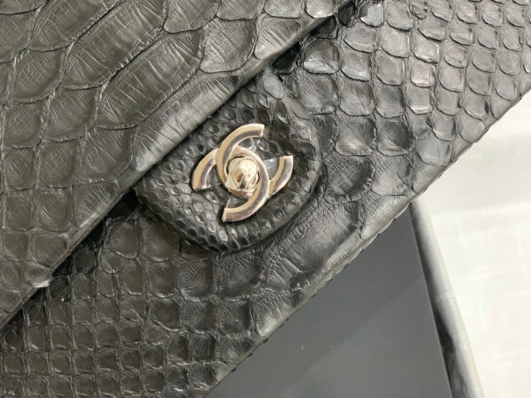 Chanel Python Mini Flap Bag