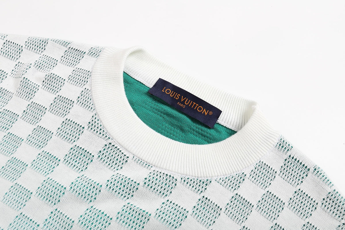 Louis Vuitton Damier Gradient Jacquard Pullover "Multicolor"