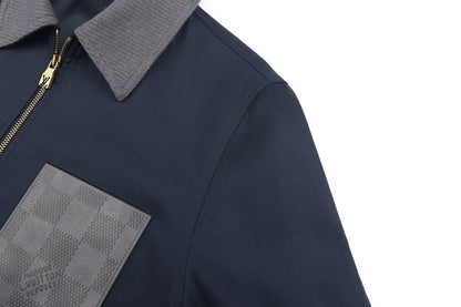 Louis Vuitton Light Linen Workwear Jacket "Navy Blue"