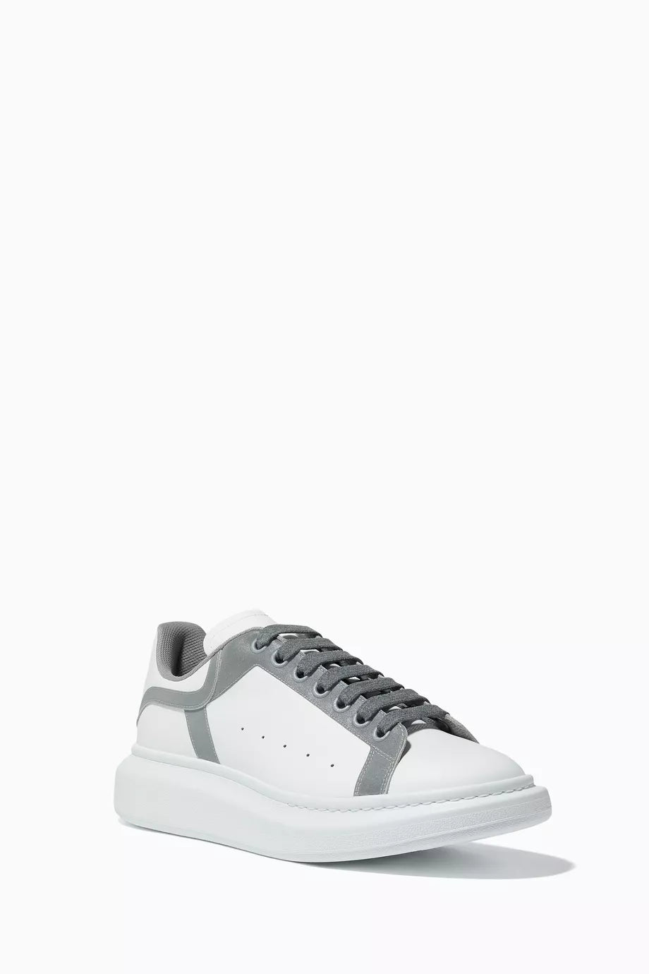 Alexander McQueen Oversized "White-Silver"