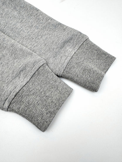 Ami Paris Zip-Up Hoodie "Grey"