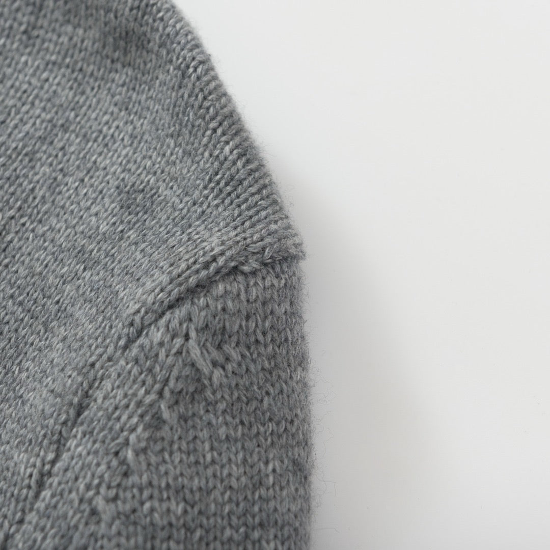 Burberry Knight Wool Cashmere Sweater "Grey"