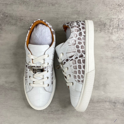 Hermes Day "White Crocodile Pattern"