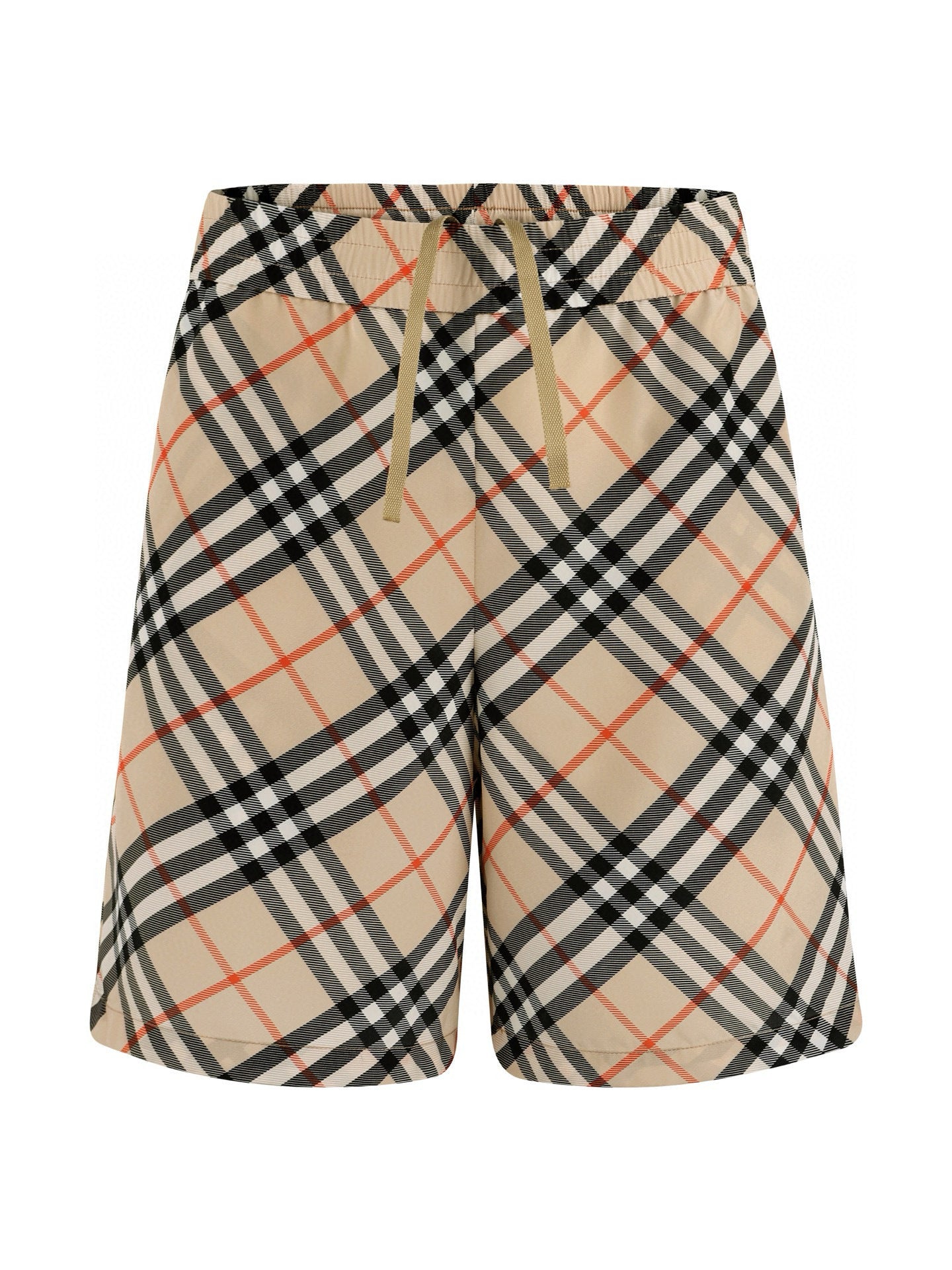 Burberry Check Silk Shorts