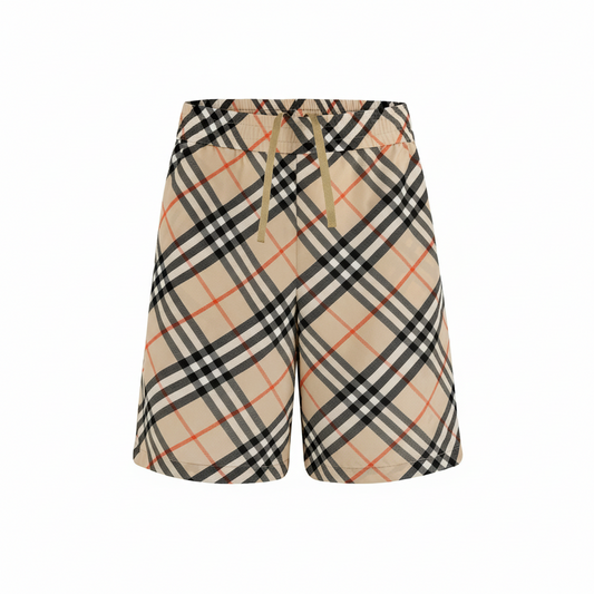 Burberry Check Silk Shorts