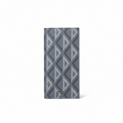 Dior Long Wallet CD Diamond Coated Canvas