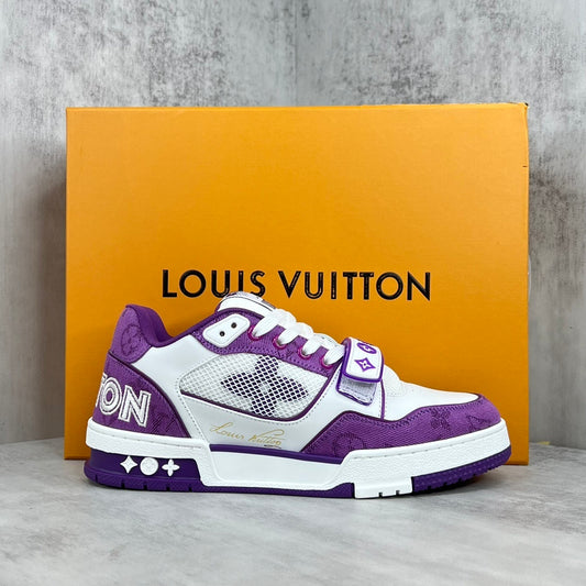 Louis Vuitton Trainers "Purple-White Denim"