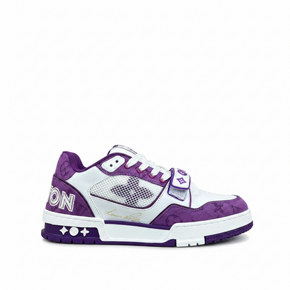 Louis Vuitton LV Trainers "Purple-White Denim"
