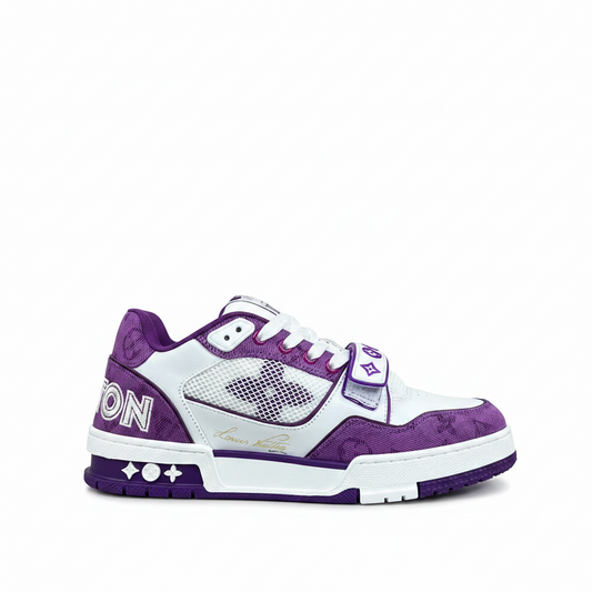 Louis Vuitton LV Trainers "Purple-White Denim"