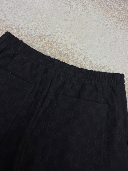 Gucci GG Canvas Linen Blend Shorts "Black"