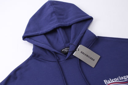 Balenciaga Political Campaign Hoodie "Blue"