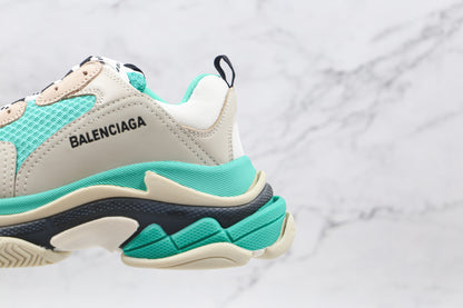 Balenciaga Triple S "White-Turquouise"