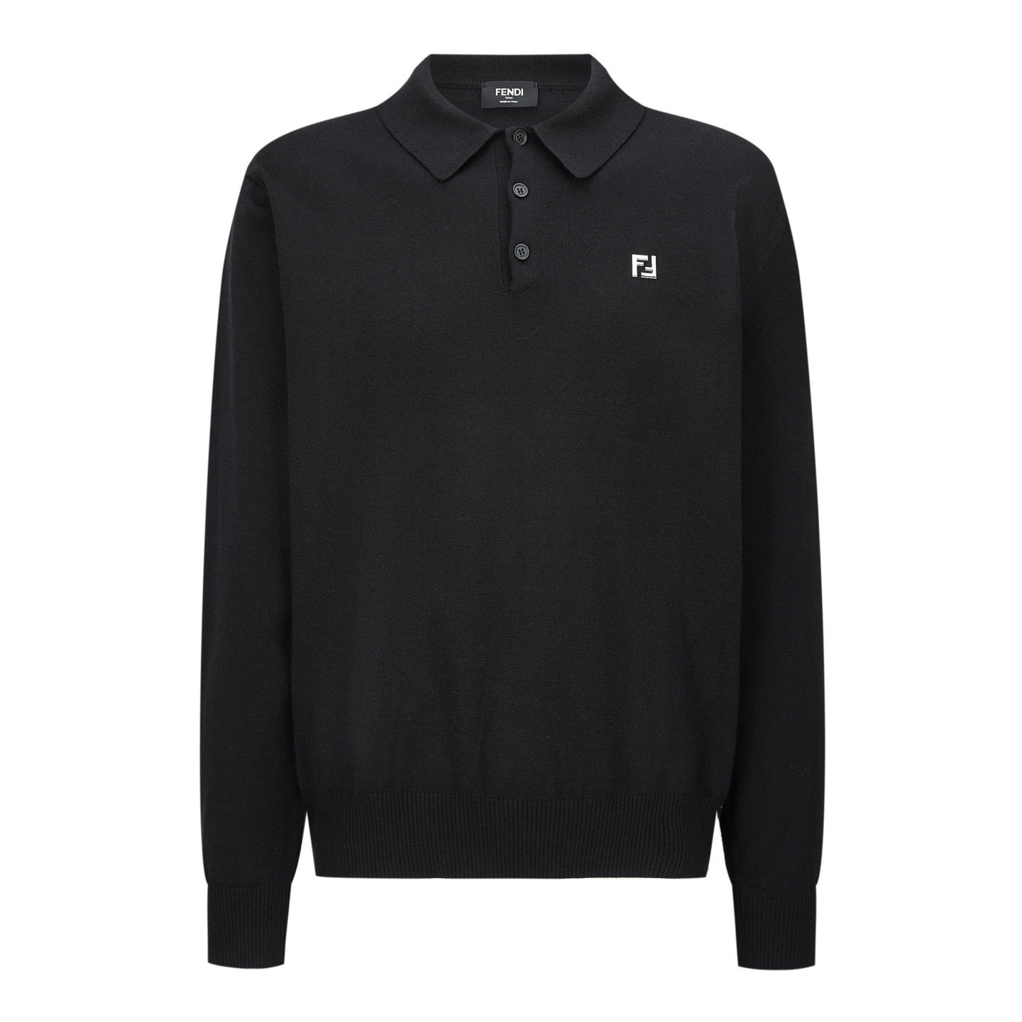 Fendi Polo Sweater "Black"