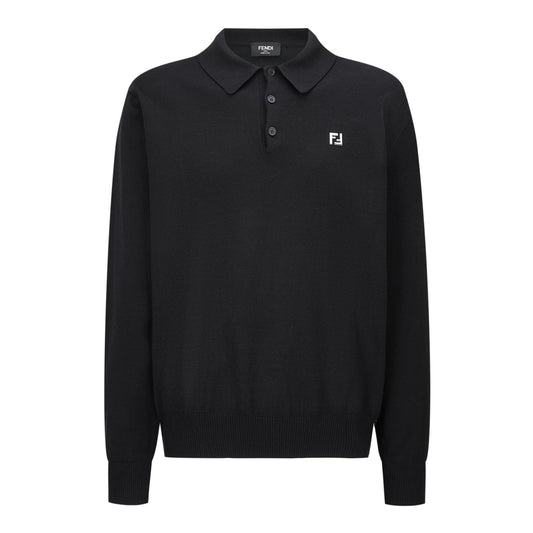 Fendi Polo Sweater "Black"
