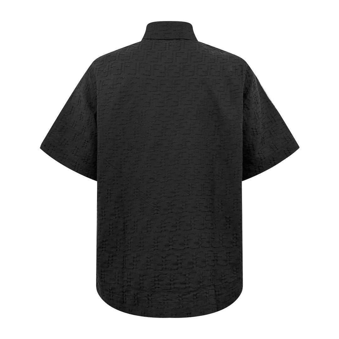 Fendi FF Monogram Short Shirt "Black"