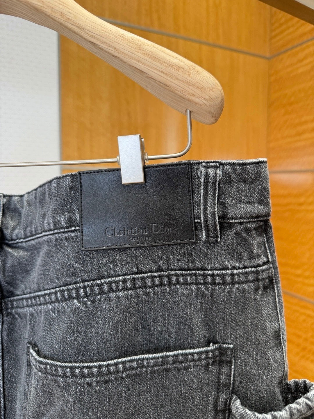Dior CD Box Carpenter Jeans "Gray Cotton Twill"