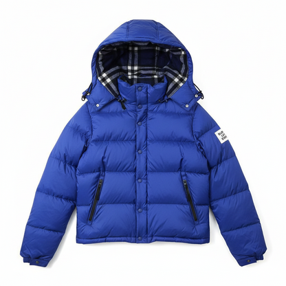 Burberry Detachable Sleeve Down Jacket "Blue"
