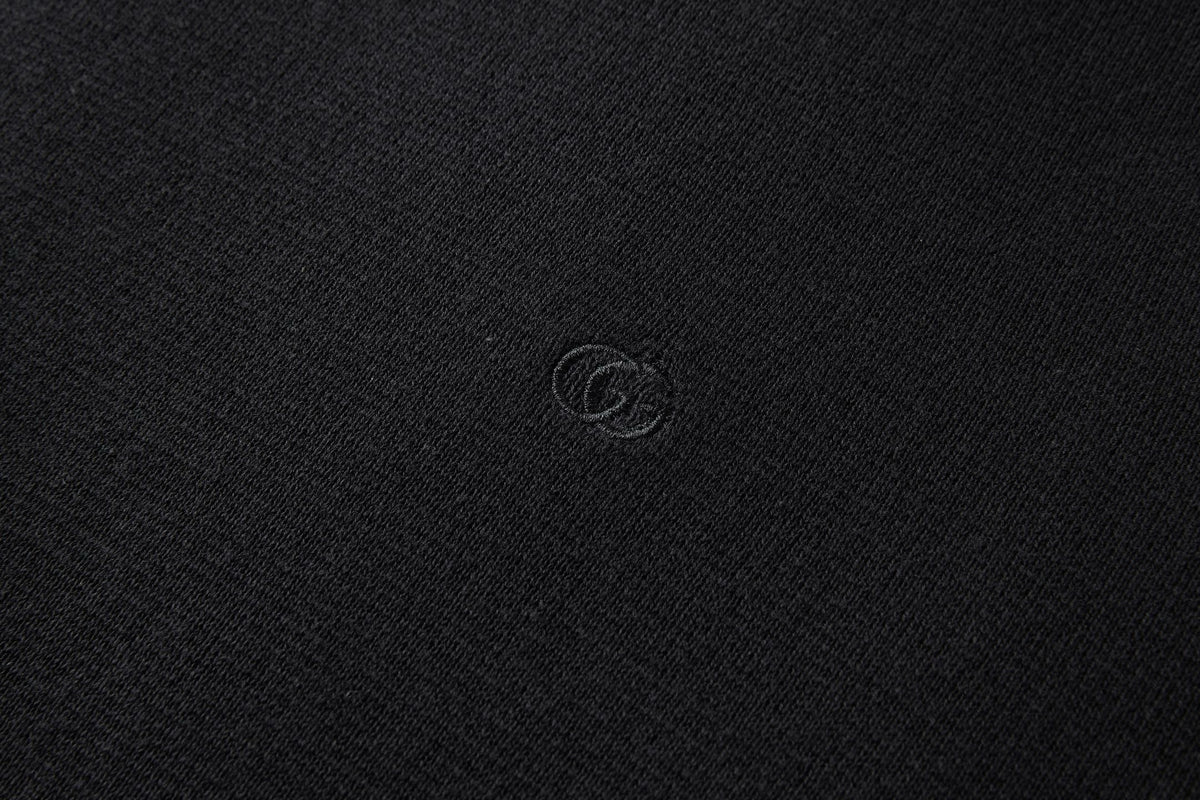 Gucci Knit Cotton T-shirt with Embroidery "Black"