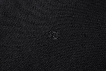 Gucci Knit Cotton T-shirt with Embroidery "Black"