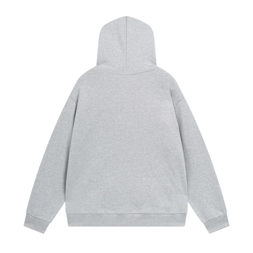 Gucci Mirrored Print Hoodie "Grey"