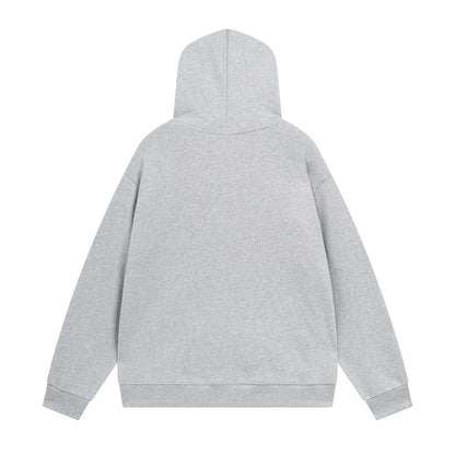 Gucci Mirrored Print Hoodie "Grey"