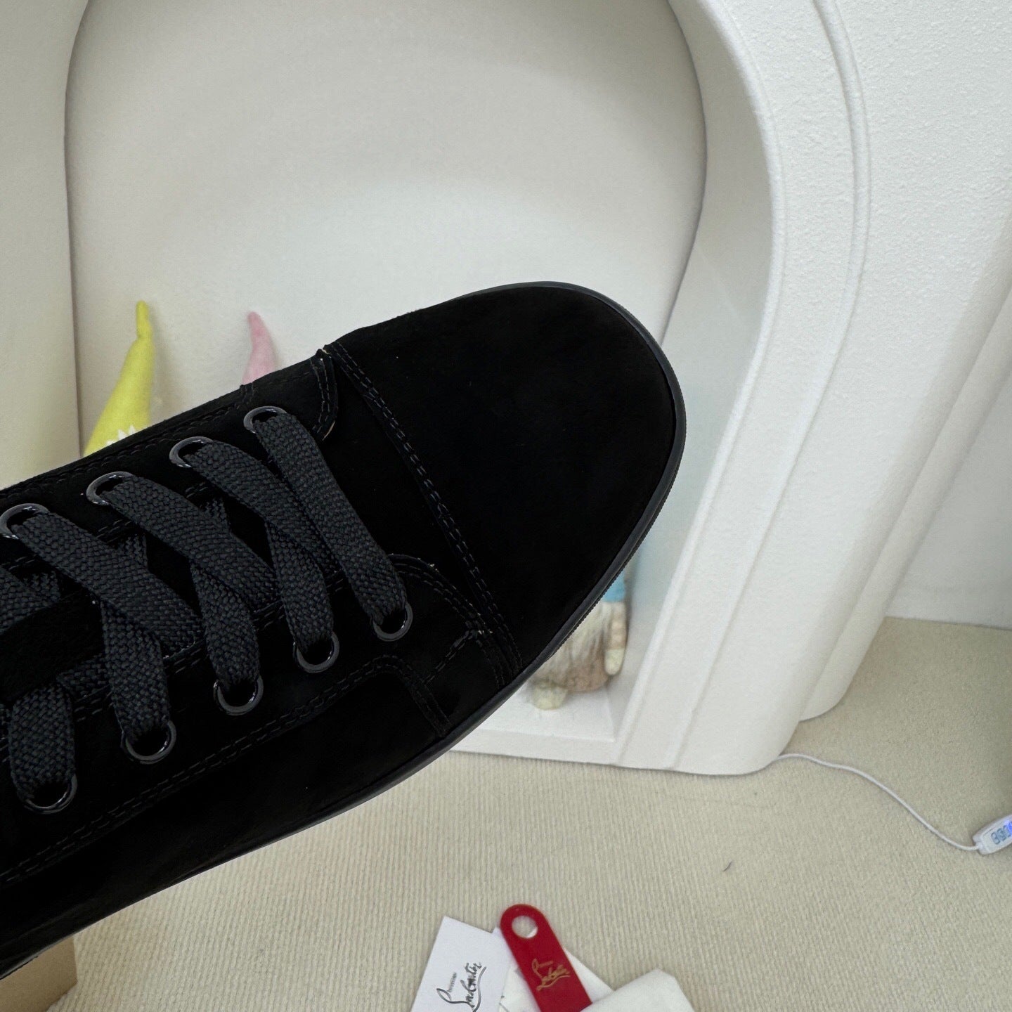 Chrisitan Louboutin Louis Junior Veau Velours "Black"