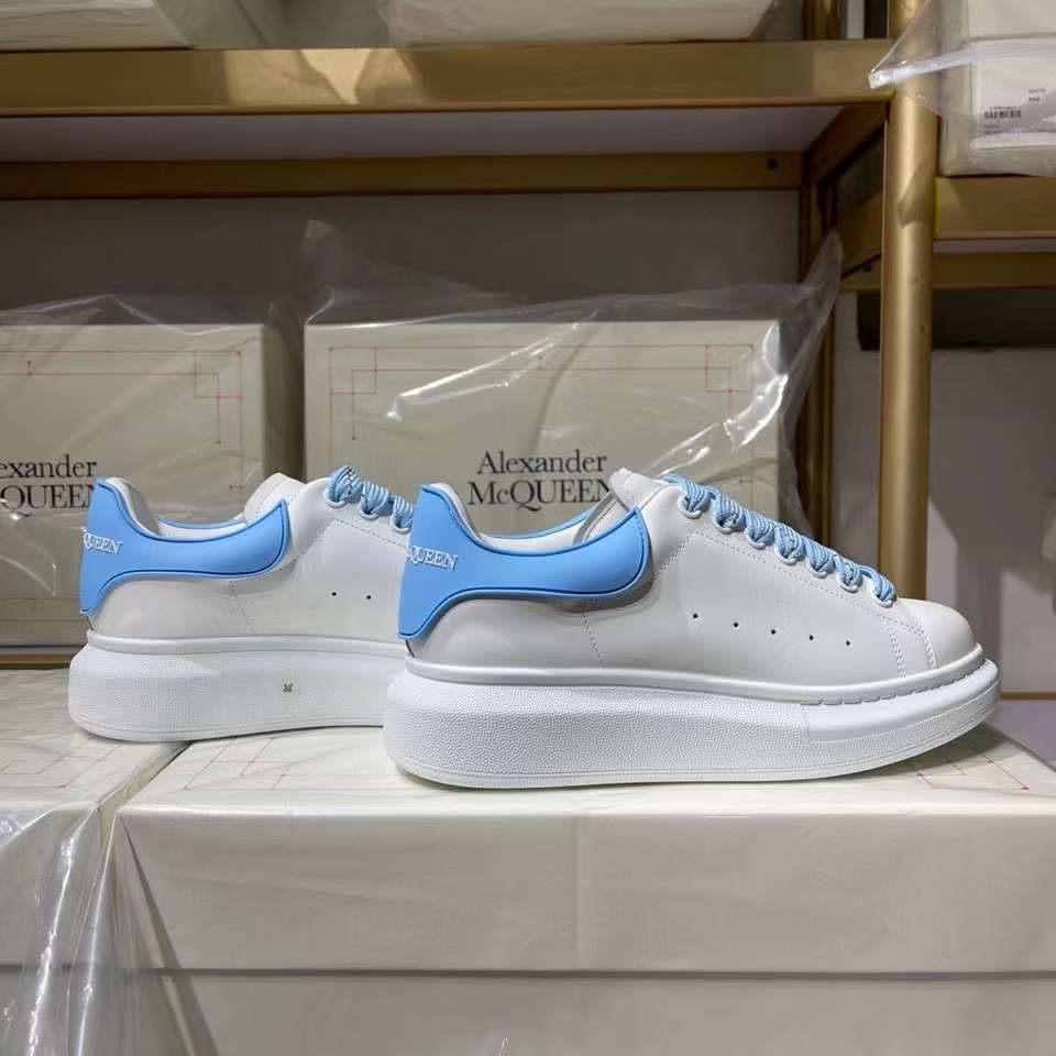 Alexander McQueen Oversized "White-Sky Blue"