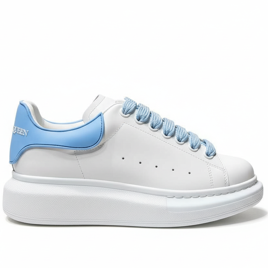 Alexander McQueen Oversized "White-Sky Blue"