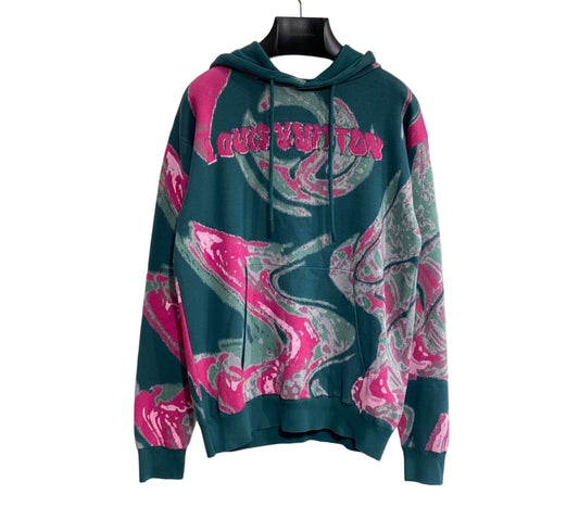 louis Vuitton Hoodie "Green-Pink"