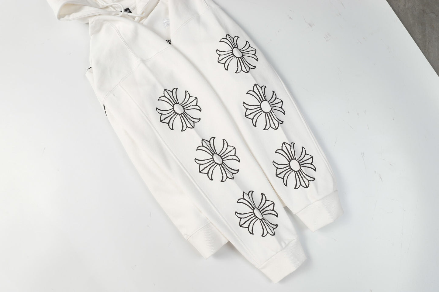 Chrome Hearts Hoodie "White-Black"