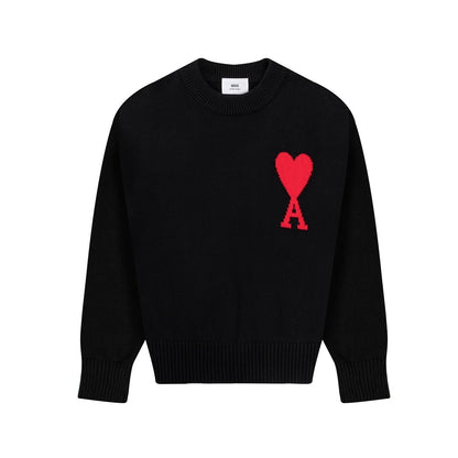 AMI Paris Ami De Coeur Sweater "Black"