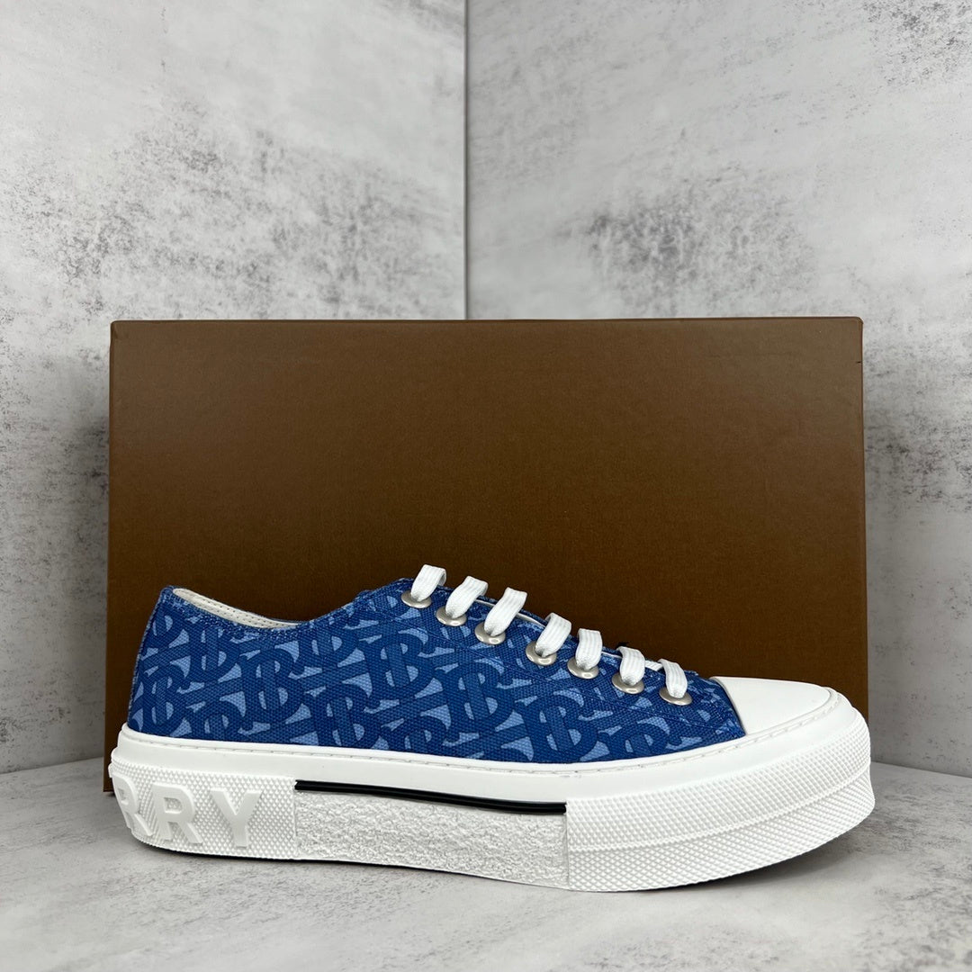 Burberry Gabardine "Blue Monogram"