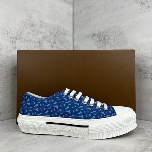 Burberry Gabardine "Blue Monogram"