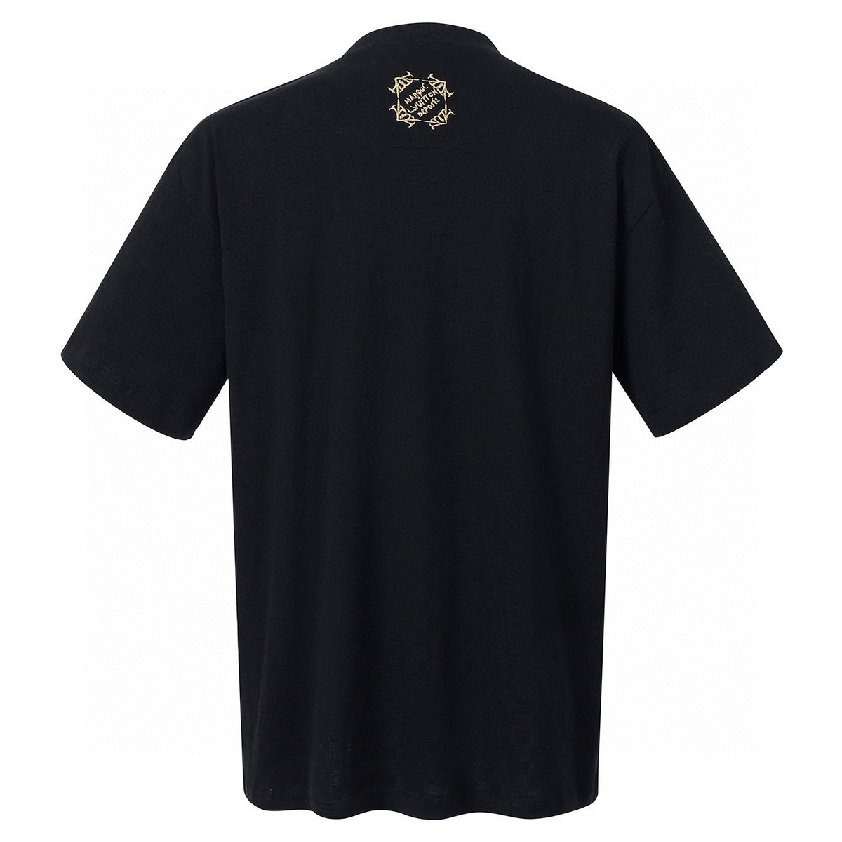 Louis Vuitton Embellished Damier Pique T-Shirt "Black"