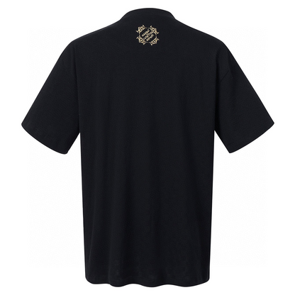 Louis Vuitton Embellished Damier Pique T-Shirt "Black"