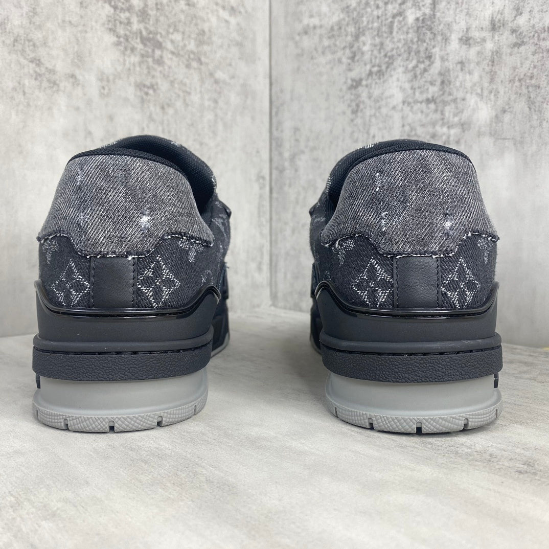 Louis Vuitton Trainers "Black-Blue Denim"
