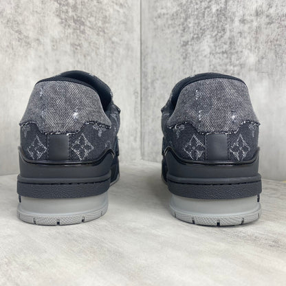 Louis Vuitton Trainers "Black-Blue Denim"