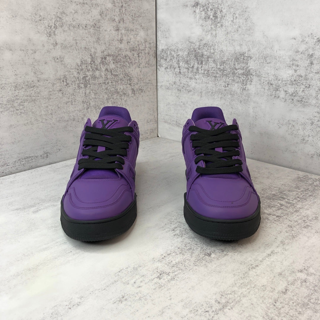 Louis Vuitton Trainers "Purple-Black"