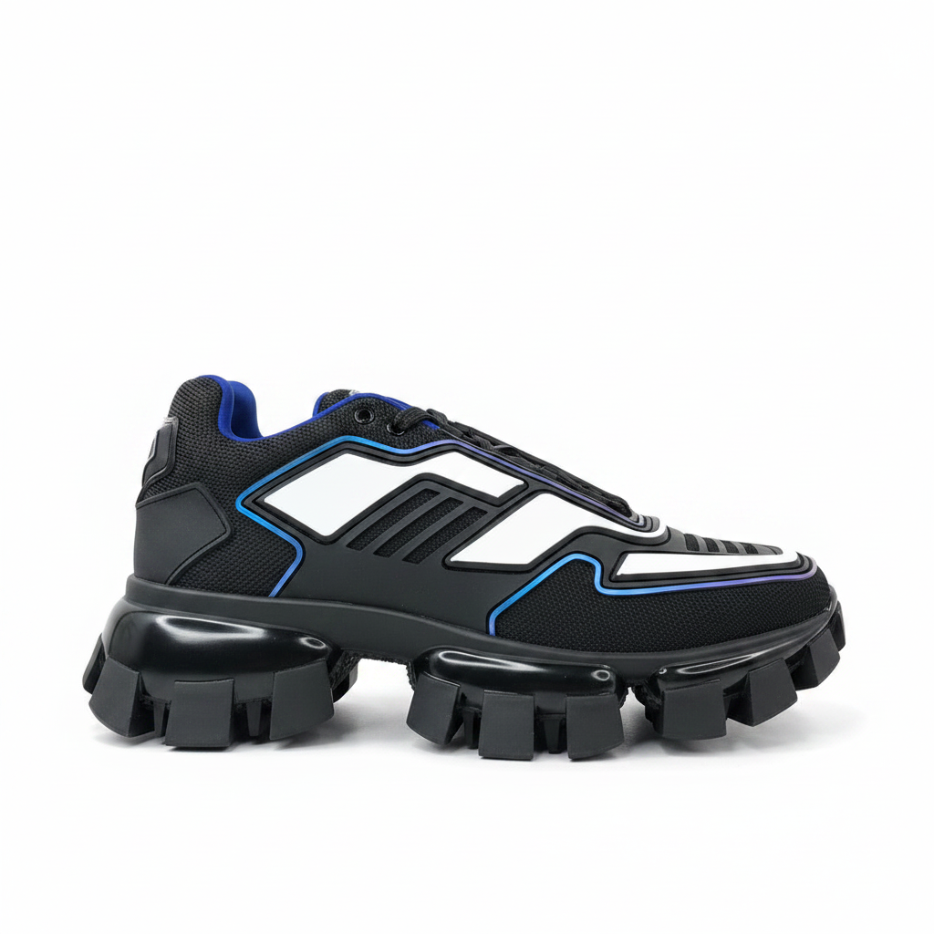 Prada Cloudbust Thunder Low "Black-White-Purple"