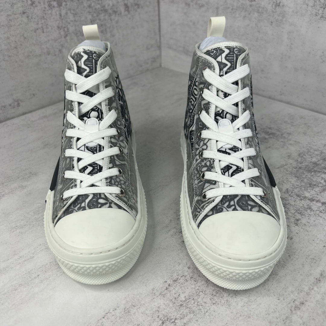 Dior x Shawn B23 High Top "Black-White Embroidery"